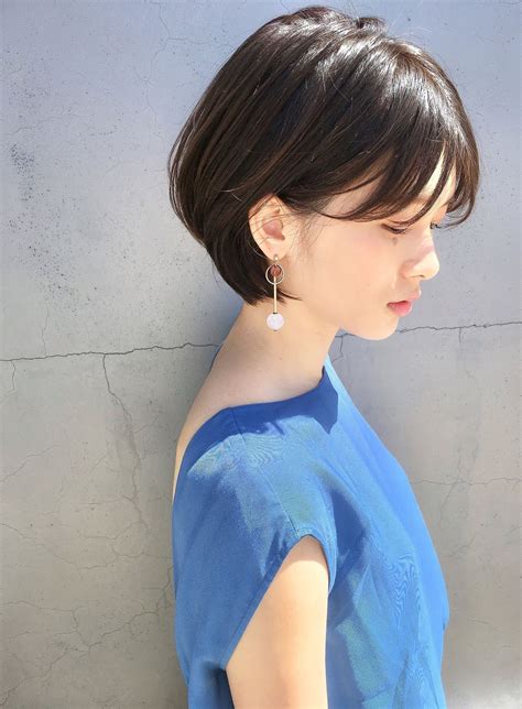 横顔美人な小顔ショートボブ 【ramie Omotesando】 Beauty Style Detail 68753pinterest
