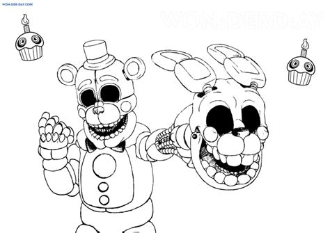 Funtime Freddy Coloring Pages Coloring Home