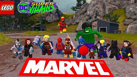 Marvel Characters In Lego Dc Super Villains Youtube
