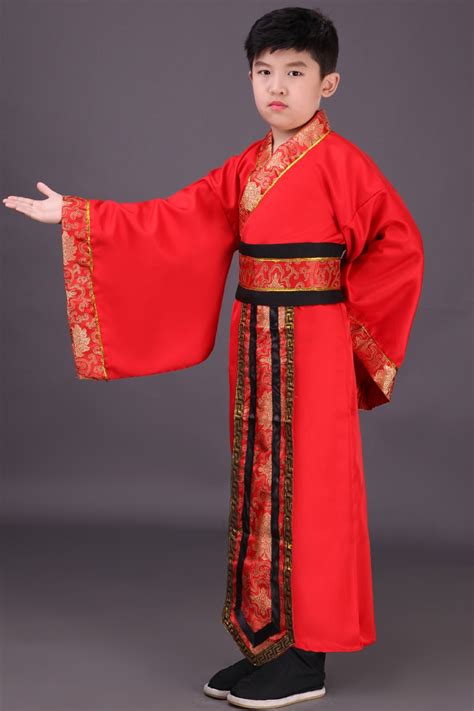 New Child Chinese Traditional Costume Boy Hanfu Stage Cosplay Kids