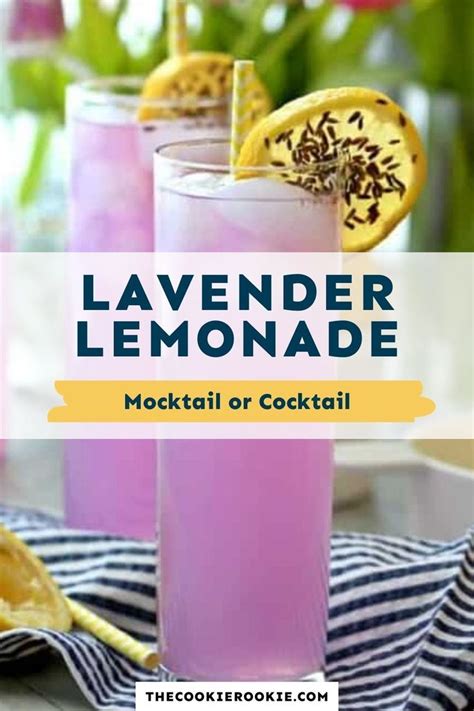 Indulge In The Delightful Lavender Lemonade Recipe By The Cookie Rookie