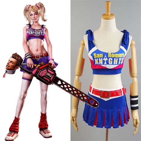2017 New Lollipop Chainsaw Costume Juliet Starling Cosplay Costume