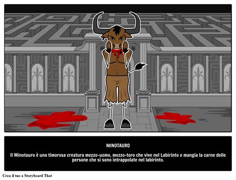 Minotauro Mitologia Greca Storyboard De It Examples