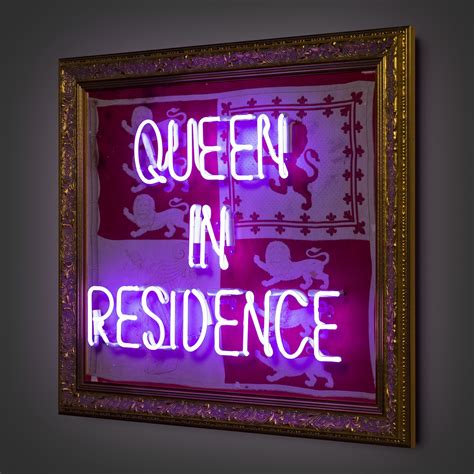 queen in residence 196 illuminati neon castle fine art