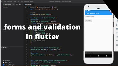 How To Create And Validate Forms In Flutter Youtube
