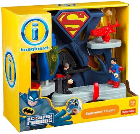 Fisher Price Dc Super Friends Imaginext Superman 3 Figure Set Toywiz