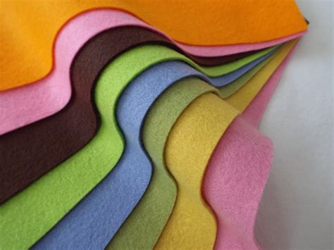 9x12 Wool Felt Sheets A Collection Of Summer Colors 8 Etsy