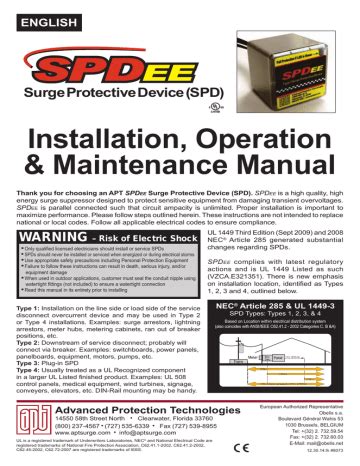 Installation Operation Maintenance Manual Manualzz