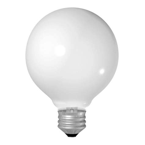 Incandescent light bulbs are the simplest to get rid of. GE 60-Watt Incandescent G25 Globe Soft White Light Bulb (4-Pack)-FAM18-60G25W/4TP - The Home Depot