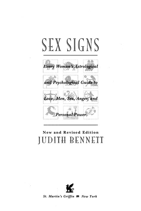 Solution Sex Signs Every Woman S Astrological And Psychological Guide To Love Men Sex Anger And