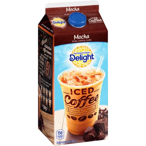 International Delight Mocha Iced Coffee Half Gallon