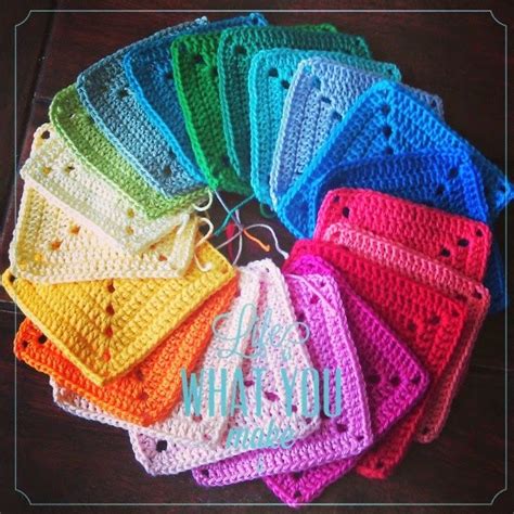 Anleitung Solid Granny Square + 3 Variationen
