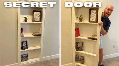 How To Build A Hidden Bookcase Door And Have It Look Amazing Youtube