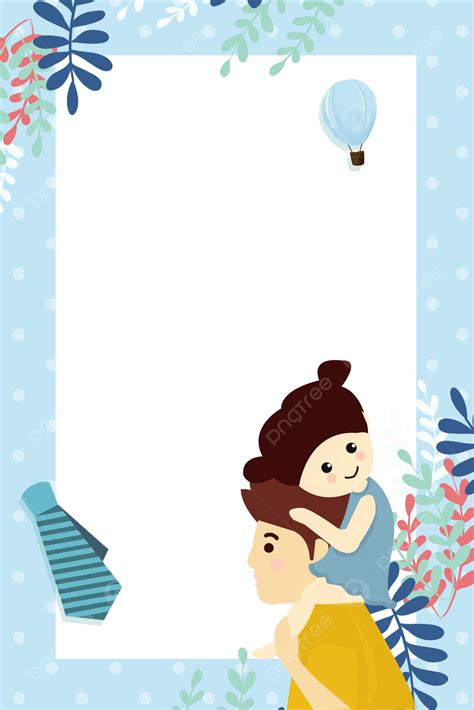 Background Poster Sederhana Untuk Hari Ayah Dan Anak Yang Hangat Hari