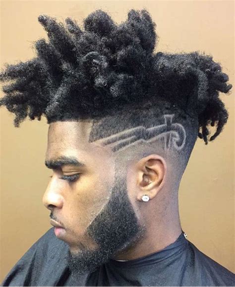 The trick is in the arc of. HIGHTOP DREADED FADE WITH BEARD | African hairstyles, African braids hairstyles, Braided hairstyles