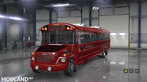 fix  freightliner  school bus ats   mod  american truck