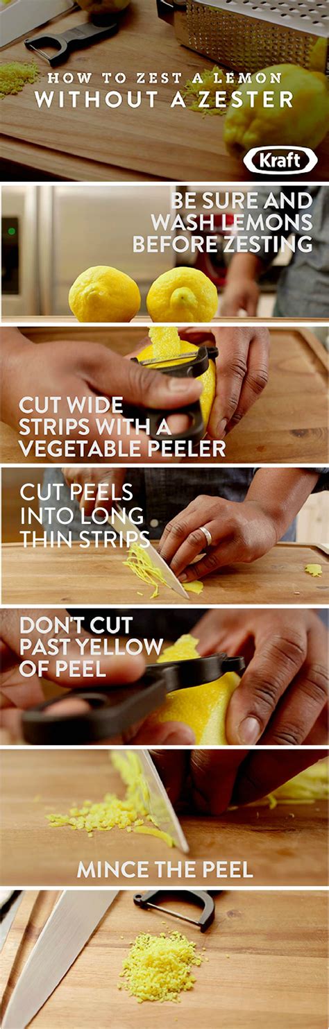 For smaller pieces of zest, slice into thin strips or mince into pieces with a paring knife. How To Zest A Lemon Without A Zester - Learn how to sprinkle on amazing citrus flavor with this ...