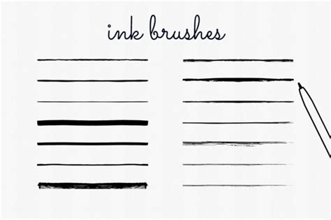 Handdrawn Ink Brushes Illustrator Ink Brush How To Draw Hands