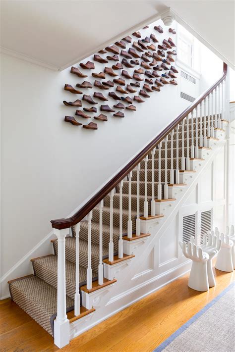 Stairwell With Unique Gallery Wall Hgtv