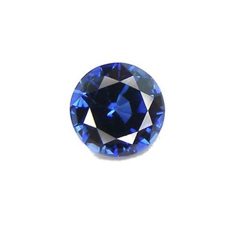 Cubic Zirconia Blue Sapphire Round Faceted AAA CZ Loose Stones 1mm
