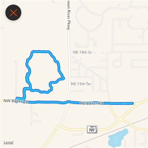 Haney Creek North Trail Map Download From Strava Iphone App Map