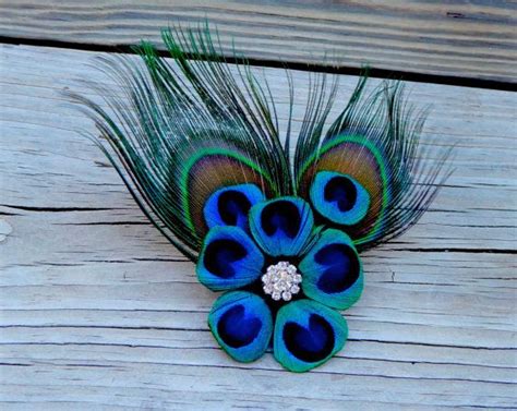 feather hair clips feather flower feather headband blue feather flower hair clips flowers