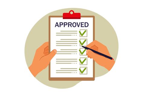 Approval Concept Rating And Reviews Meeting Requirements Vector