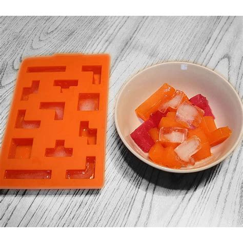 Tetris Ice Cube Block Mold And Tray For Making Ice Candles Jelly Candy