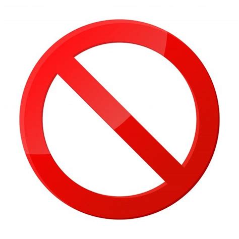Stop Sign Icon Notifications That Do Not Premium Vector Freepik
