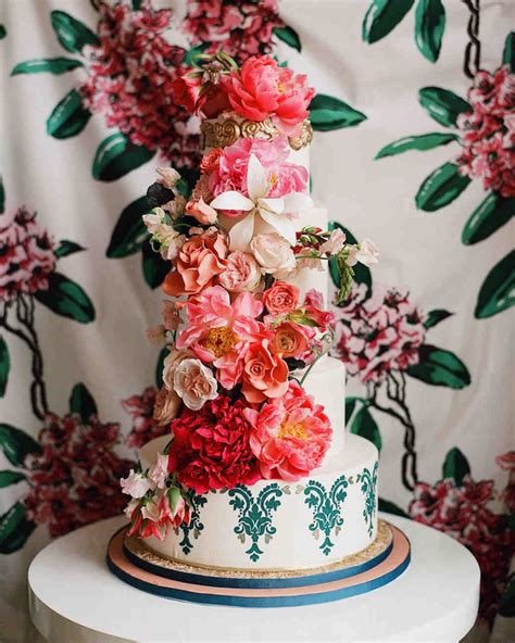 66 Colorful Wedding Cakes Martha Stewart Weddings