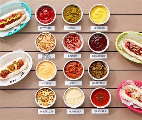 An easy hot dog bar idea for a grilling party | grill party, party food bars, hot dog recipes. Favorite Movie Night Party Ideas - Decor to Adore