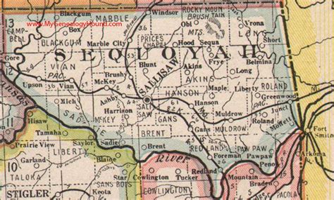 17 Best Images About Vintage Oklahoma And Indian Nation Maps On