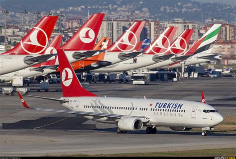 Tc Jfg Turkish Airlines Boeing 737 800 At Istanbul Ataturk Photo