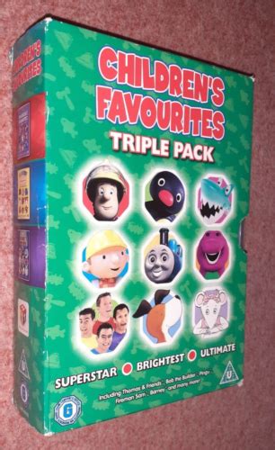 Childrens Favourites Rare Dvd Triple Pack Superstar Brightest