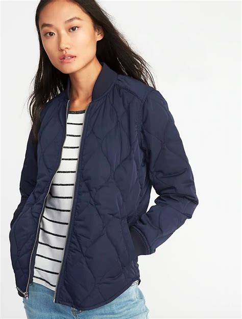 Lightweight Quilted Jacket In Navy Old Navy Jackets For Women Jackets Lightweight Quilted