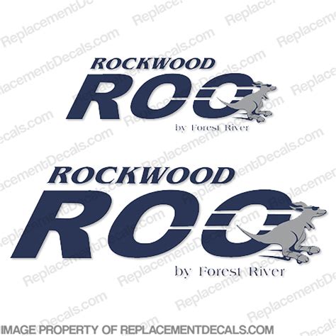 Rockwood Roo By Forest River Rv Decals Set Of 2