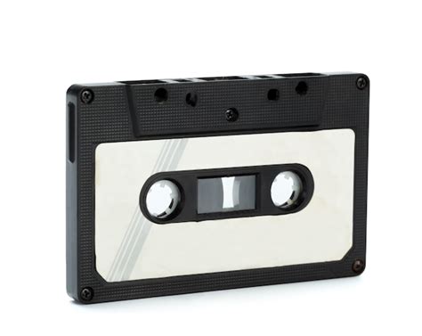 Premium Photo Vintage Cassette Tape Isolated White