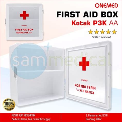 Jual Onemed Kotak P3k First Aid Box Kecil Putih Aa Kota Bandung
