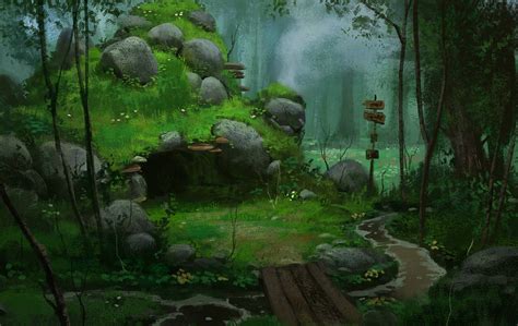 30 Anime Forest Pc Wallpaper Anime Top Wallpaper