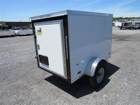 Covered Wagon 4×6 Enclosed Cargo Trailer All Pro Trailer