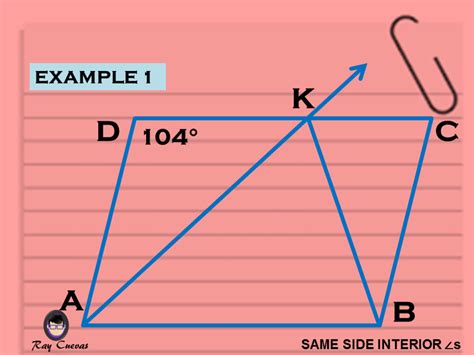 Same Side Interior Angles Theorem Proof And Examples Owlcation