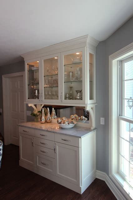 Opens in a new tab. Built in Dining Room Hutch - Transitional - Dining Room ...