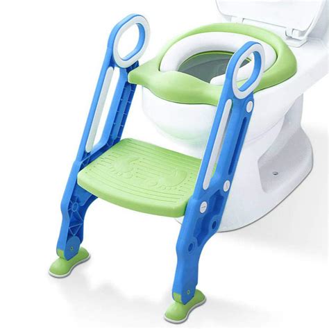 Potty Toilet Trainer Seat With Step Stool Ladder Adjustable Baby