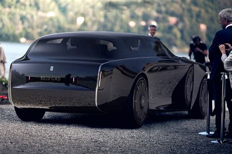 The Rolls Royce Apparition Concept Is A Sleek Obsidian Black Electric