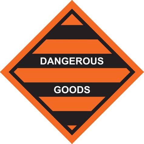 Dg Diamond Class Dangerous Goods Transport Ph Neutralising Hazards