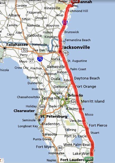 Map Of Florida Georgia Line Map Vectorcampus Map