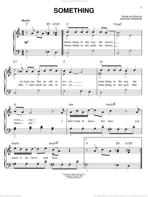 Something Easy Sheet Music For Piano Solo Pdf Interactive