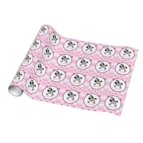 Pretty Zebra Pink Dot Customizable Wrapping Paper Zazzle Pink Dots