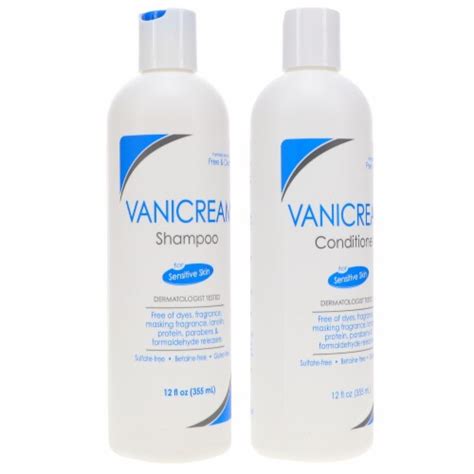 Vanicream Free And Clear Shampoo 12 Oz And Conditioner 12 Oz Combo Pack