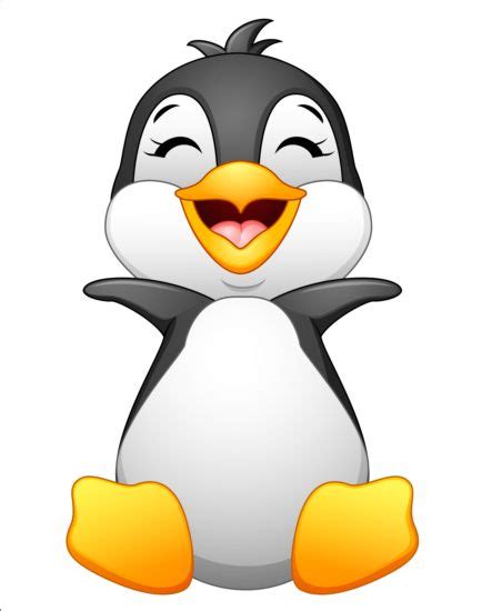Lovely Penguin Cartoon Set Vectors 03 Gooloc
